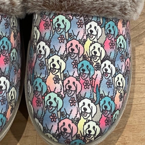 Bob’s Sketchers Too Cozy Dog Slip on loafers slippers memory foam faux fur 8.5 - Picture 5 of 5